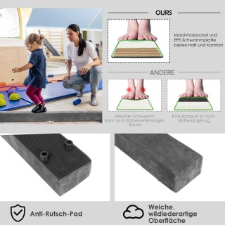 Costway Πτυσσόμενη Δοκός Ισορροπίας Γυμναστικής Ανθεκτική Γκρι 210... Costway Πτυσσόμενη Δοκός Ισορροπίας Γυμναστικής Ανθεκτική Γκρι 210...