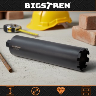 Bigstren  Ποτηροτρύπανο 112×460 mm,1.1/4 UNC  για Διάτρηση σε  Σκυρ...