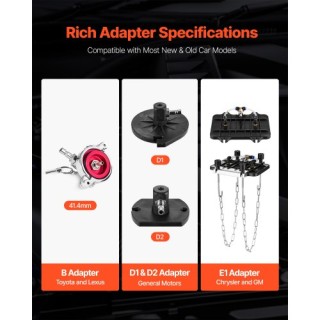 VEVOR Σετ 12 Τεμαχίων Αντάπτορες Αιμορραγίας Φρένων για Τα περισσότ...