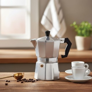 Galileo Παραδοσιακή Καφετιέρα Morning SChef από Αλουμινίου για 3 Φλ...