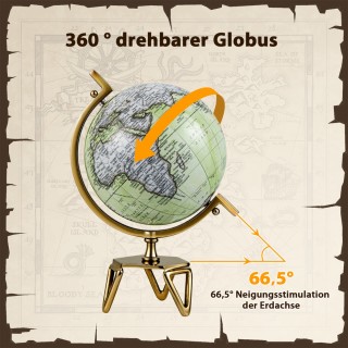 Costway Γεωγραφική Υδρόγειος Σφαίρα: Ιδανική Διακόσμηση και Εκπαιδ... Costway Γεωγραφική Υδρόγειος Σφαίρα: Ιδανική Διακόσμηση και Εκπαιδ...