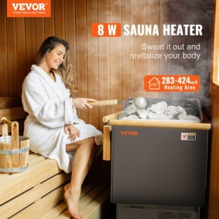 VEVOR  8KW Ηλεκτρική Σόμπα Σάουνας με Ψηφιακό Έλεγχο για 8-12 m3 Σπ...