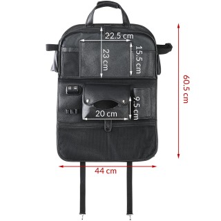 BAKAJI Διοργανωτής Πλάτης Καθίσματος Αυτοκινήτου με Θύρα USB Τραπεζ...