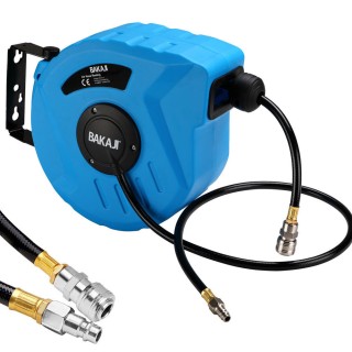 BAKAJI Τύμπανο Συμπιεσμένου Αέρα με Σωλήνα 10μ Σύνδεση 1/4 Τοποθέτη...