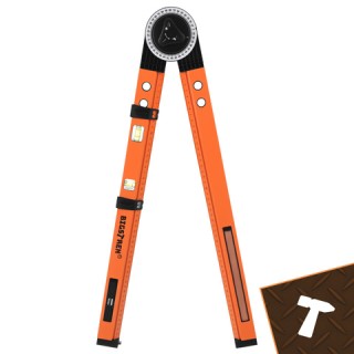 Bigstreen Ρυθμιζόμενο Γωνιόμετρο-Γωνία Μαραγκού 3 σε 1  500 mm με Α...