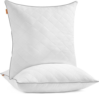 Σετ Μαξιλαριών SONGMICS HOME 80x80 εκ, Αναστρέψιμα, Λευκό Cloud 