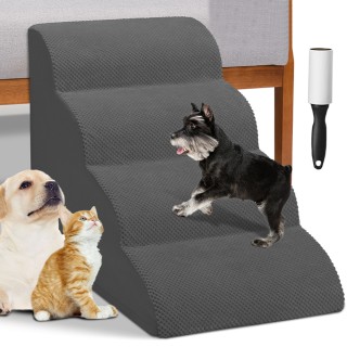 BAKAJI Σκάλα για Κατοικίδια Γκρι 4 Σκαλοπάτια για Γάτες και Σκύλου... BAKAJI Σκάλα για Κατοικίδια Γκρι 4 Σκαλοπάτια για Γάτες και Σκύλου...