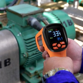 Θερμόμετρο Υπέρυθρων VEVOR -40~2732°F Διπλού Λέιζερ Χωρίς Επαφή  HW...