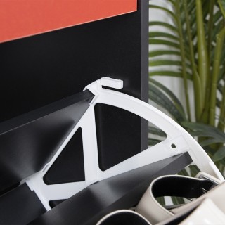 BAKAJI Ντουλάπα παπουτσιών 4 φύλλων με ράφια διπλού βάθους με λαβή... BAKAJI Ντουλάπα παπουτσιών 4 φύλλων με ράφια διπλού βάθους με λαβή...