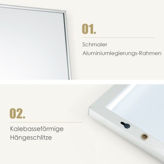 Costway Κρεμαστός Ορθογώνιος Καθρέφτης Πλήρους Σώματος με Αντικραδ... Costway Κρεμαστός Ορθογώνιος Καθρέφτης Πλήρους Σώματος με Αντικραδ...