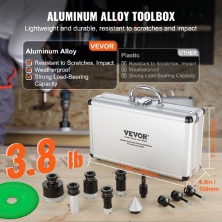 VEVOR Σετ Διαμαντοτρύπανων 7 τεμ. 6-50mm για Πλακάκια, Κεραμικά με... VEVOR Σετ Διαμαντοτρύπανων 7 τεμ. 6-50mm για Πλακάκια, Κεραμικά με...