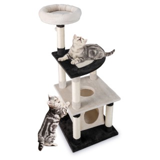 Costway Ονυχοδρόμιο με Στύλους Ξυσίματος από Σιζάλ & Κυρτή Πλατφόρμ...