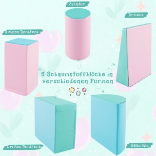 Costway Πενταμελής Σετ Γιγαντιαίων Αφρώδους Οικοδομικών Πλίνθων για... Costway Πενταμελής Σετ Γιγαντιαίων Αφρώδους Οικοδομικών Πλίνθων για...