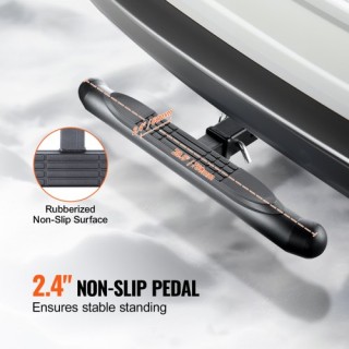 VEVOR Σκαλοπάτι Ρυμούλκησης για 2 Υποδοχή Προφυλακτήρα Αυτοκινήτου ...