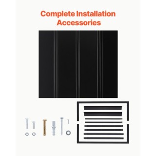 VEVOR Τέντα Παραθύρου Πόρτας 44x24 in Εξωτερική Αίθριο Ατσάλινη Τέν...