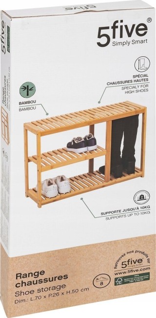 5Five Simply Smart Πάγκος Παπουτσοθήκη με Ράφι 70x26 x50 εκ. από Μ... 5Five Simply Smart Πάγκος Παπουτσοθήκη με Ράφι 70x26 x50 εκ. από Μ...