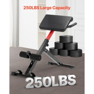 VEVOR Πτυσσόμενος Πάγκος Υπερέκτασης Γυμναστικής με Αντιολισθητικές...