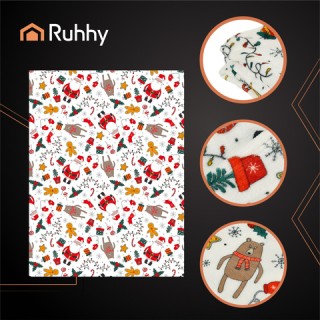 Ruhhy Χριστουγεννιάτικη Κουβέρτα Κάλυμμα Κρεβατιού 150x200cm 26608 Ruhhy Χριστουγεννιάτικη Κουβέρτα Κάλυμμα Κρεβατιού 150x200cm 26608