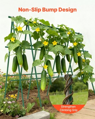 VEVOR Κοντάρια Κηπουρικής, Σετ 50 Τεμαχίων, Πλαστικοποιημένα Μεταλλ... VEVOR Κοντάρια Κηπουρικής, Σετ 50 Τεμαχίων, Πλαστικοποιημένα Μεταλλ...