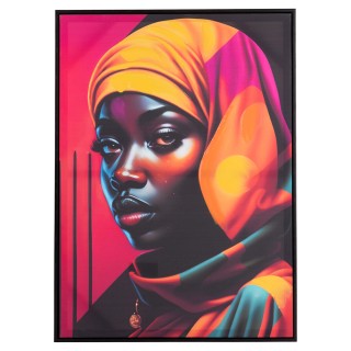 Galileo Καμβάς με κορνίζα 50x70 εκ. Etnic Sibilla 5920427 Τυχαία Επ...