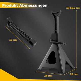 Costway 6 Τόνων Βάσεις Ανύψωσης Οχημάτων με Αυτοασφαλιζόμενες Λαβές...