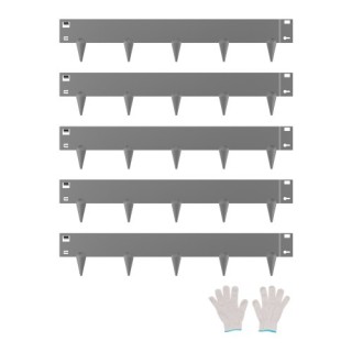 VEVOR Ανθεκτική Μεταλλική Περιμετρική Λωρίδα Κήπου σε Σκούρο Γκρι D... VEVOR Ανθεκτική Μεταλλική Περιμετρική Λωρίδα Κήπου σε Σκούρο Γκρι D...