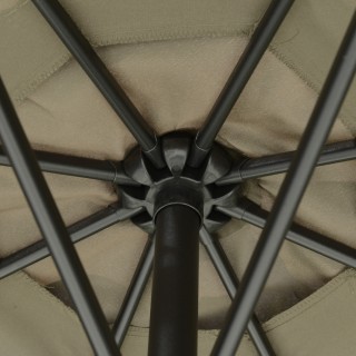 Outsunny Ομπρέλα Κήπου με Βραχίονα και Άνοιγμα με Μανιβέλα από Μέτα...