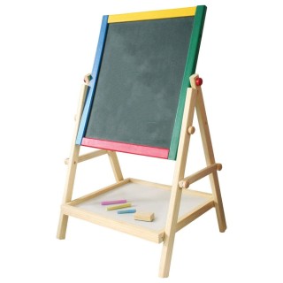 BAKAJI  Παιδικός Μαυροπίνακας Διπλής Όψης με Κιμωλίες και Γόμα 38 x...