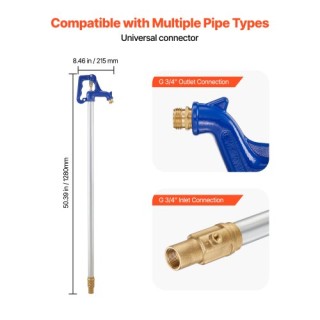 VEVOR Αντιπαγετικός Υδραγωγός Εξωτερικού Χώρου, Ύψος 1280mm, Βάθος ...