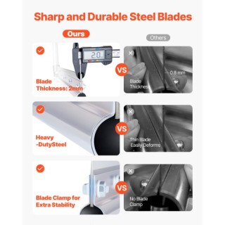 VEVOR Κόφτης Ζιζανίων Λίμνης – Εργαλείο Κοπής Υδρόβιων Φυτών με Μέγ...