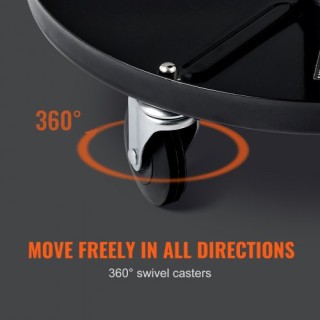 VEVOR Ρυθμιζόμενο Σκαμπό Μηχανικού με Ρόδες και Δίσκο Εργαλείων, Μ... VEVOR Ρυθμιζόμενο Σκαμπό Μηχανικού με Ρόδες και Δίσκο Εργαλείων, Μ...