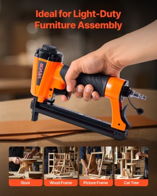 VEVOR Πνευματικό Καρφωτικό, 20-Gauge T50 για 7/16 Στέμμα, 4-16mm Μή...