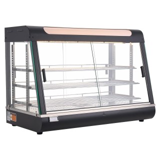 VEVOR Επαγγελματική Βιτρίνα Θερμαινόμενη 3 Επιπέδων 1400W με LED, Ρ...