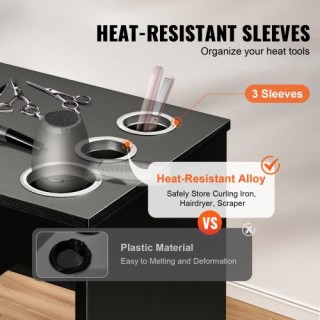 Σταθμός Κομμωτηρίου VEVOR, Μαύρος SLJSLJJTZY00YOB12V0 Σταθμός Κομμωτηρίου VEVOR, Μαύρος SLJSLJJTZY00YOB12V0