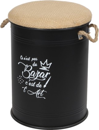 Σετ Μεταλλικά Σκαμπό με Αποθηκευτικό Χώρο 3 τμχ. 28x45cm / 34x50cm ...