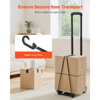 VEVOR Πτυσσόμενο Καρότσι Μεταφοράς 50 κιλών για Μετακινήσεις BXSTHC...
