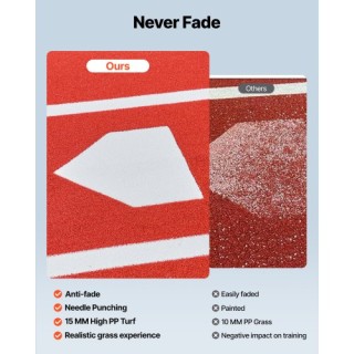 VEVOR Ματ Χτυπήματος Μπέιζμπολ/Σόφτμπολ 366x183cm, Εξωτερική Προπόν... VEVOR Ματ Χτυπήματος Μπέιζμπολ/Σόφτμπολ 366x183cm, Εξωτερική Προπόν...