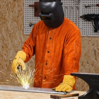 VEVOR Πυρίμαχο Δερμάτινο Μπουφάν Συγκόλλησης Υπερμεγέθους KSNPKKSKN... VEVOR Πυρίμαχο Δερμάτινο Μπουφάν Συγκόλλησης Υπερμεγέθους KSNPKKSKN...