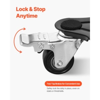 VEVOR Βαρέως Τύπου Έπιπλο Μεταφορέας με 5 Ρόδες, Ικανότητα 1200 Λίβ...