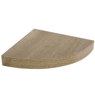 BAKAJI  Γωνιακό Ράφι Τοίχου από Ξύλο MDF Δρυς 24x4cm  02835181