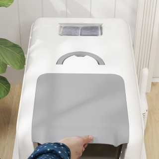 PawHut Κλειστή Άμμος Γάτας με Ατσάλινο Δίσκο, Φτυαράκι και Φιλτράρι... PawHut Κλειστή Άμμος Γάτας με Ατσάλινο Δίσκο, Φτυαράκι και Φιλτράρι...