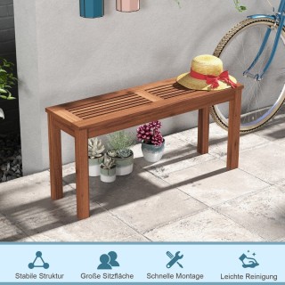 Costway Ξύλινος Πάγκος Βεράντας από Μασίφ Ξύλο 100 x 30,5 x 47 cm J... Costway Ξύλινος Πάγκος Βεράντας από Μασίφ Ξύλο 100 x 30,5 x 47 cm J...