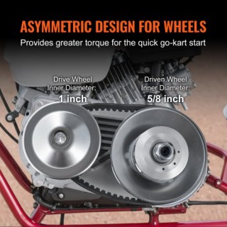 VEVOR Συμπλέκτης 2000 RPM για Κινητήρα 2-8 HP με Λαστιχένιο Ιμάντα... VEVOR Συμπλέκτης 2000 RPM για Κινητήρα 2-8 HP με Λαστιχένιο Ιμάντα...