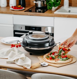 Ηλεκτρικός Φούρνος Πίτσας με Κεραμική Πλάκα 1200W AD-6314 ADLER Ηλεκτρικός Φούρνος Πίτσας με Κεραμική Πλάκα 1200W AD-6314 ADLER