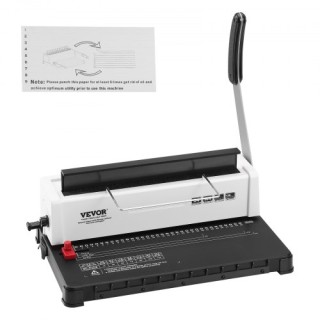 Μηχανή Σπιράλ Δεσίματος VEVOR, Χειροκίνητη Βιβλιοδεσία 34 Οπών, Δέσ... Μηχανή Σπιράλ Δεσίματος VEVOR, Χειροκίνητη Βιβλιοδεσία 34 Οπών, Δέσ...