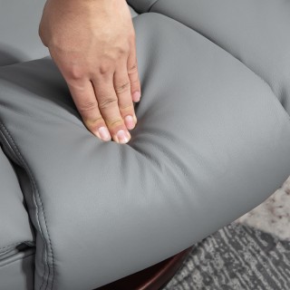 HOMCOM Πολυθρόνα με Ανακλινόμενο Υποπόδιο με Προσκέφαλο και Μπράτσ... HOMCOM Πολυθρόνα με Ανακλινόμενο Υποπόδιο με Προσκέφαλο και Μπράτσ...