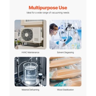 VEVOR Αντλία Κενού 4 CFM HVAC Μονοβάθμια Περιστροφική Αντλία Πτερυγ... VEVOR Αντλία Κενού 4 CFM HVAC Μονοβάθμια Περιστροφική Αντλία Πτερυγ...