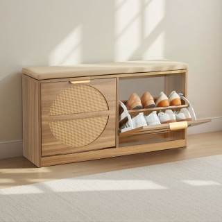 VEVOR Κομψός Πάγκος Παπουτσιών με Συρταρωτή Αποθήκευση 988x240x500m...