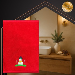 Ruhhy Σετ Χριστουγεννιάτικες Πετσέτες 3 τμχ, 40x30 εκ, Κόκκινο/Πράσ...