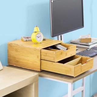 BAKAJI Ξύλινος Διοργανωτής από Μπαμπού με 2 Συρτάρια για Κάψουλες ... BAKAJI Ξύλινος Διοργανωτής από Μπαμπού με 2 Συρτάρια για Κάψουλες ...